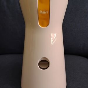 Hello! Cream and Yellow Home Device